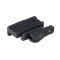 American Defense Mfg. AD-T1 Optic Mount Lower 1/3 Anodized Finish Black Quick Release Fits Aimpoint Micro T1/T2/Comp5 AD-T1-LW-11-STD