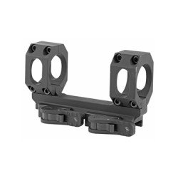 American Defense Mfg. AD-Recon-S Scope Mount Dual Quick Detach Vertical Spit Rings 30MM Standard Height Black AD-RECON-S-30-STD