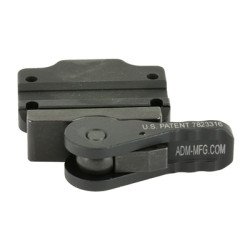 American Defense Mfg. Mount Quick Detach Fits Trijicon MRO Low Profile Height Black AD-MRO-L-STD