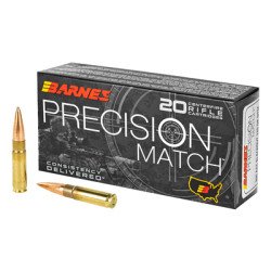 Barnes Precision Match Burner 300 Blackout 125 Grain Open Tip Match BT 20 Round Box 30737