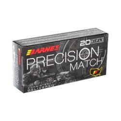 Barnes Precision Match 556NATO 69 Grain Open Tip Match Boat Tail 20 Round Box 30846