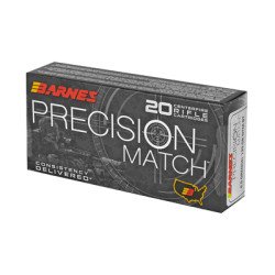 Barnes Precision Match Burner 6.5 Grendel 120 Grain Open Tip Match 20 Round Box 30831
