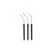 Birchwood Casey Angled Brushes 3-Pack Bronze Nylon and Stainless BC-41108