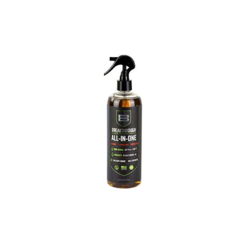 This biosynthetic All-In-One (CLP) is expertly crafted using the finest base oils additives and most effective solvents that modern chemistry has to offer.  MPN: BB-AIO-16OZ