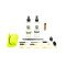 Breakthrough Clean Technologies (6) Nylon Bore Brushes (.22/.223 cal. .30 cal. .357 cal/.38 cal./9MM 10MM/.40 cal. .45 cal. 12 Gauge) Shotgun Rod Adapter Brass Shotgun Patch Holder (2) Brass Patch Holders (.22/.223 cal. .30 cal.) (6) Brass Patch