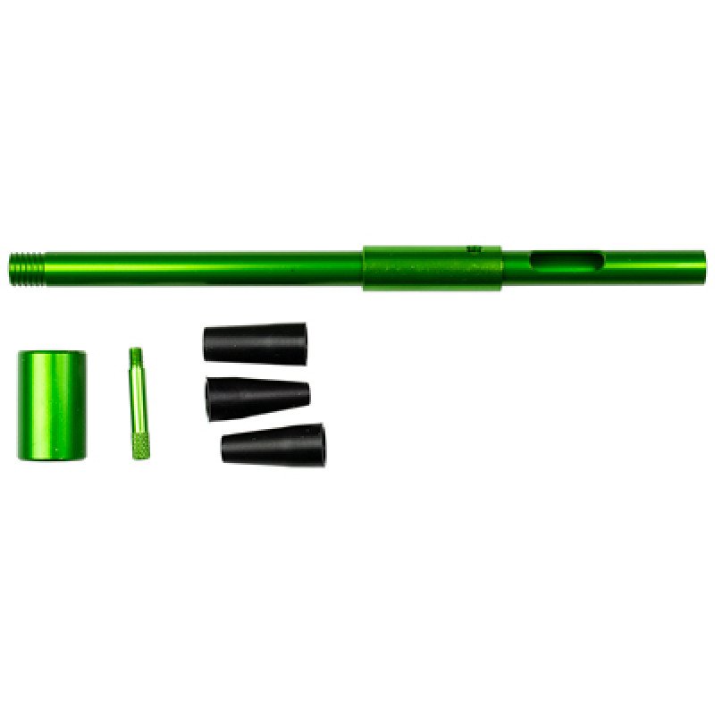 The Universal Aluminum Bore Guide properly aligns your cleaning rod and protects the chamber breech and bore from potential abrasive damage caused by the bowing or bending of your cleaning rod.  MPN: BT-BG-U
