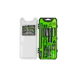Breakthrough Clean Technologies Vision Series Cleaning Kit For .243 Cal/6MM Includes Cleaning Rod Sections Hard Bristle Nylon Brushes Jags Patch Holders Cotton Patches Durable Aluminum Handle And Mini Bottles of Breakthrough Military-Grade Solvent Breakthrough Clean Technologies Vision Series Cleaning Kit For .243 Cal/6MM Includes Cleaning Rod Sections Hard Bristle Nylon Brushes Jags Patch Holders Cotton Patches Durable Aluminum Handle And Mini Bottles of Breakthrough Military-Grade Solvent