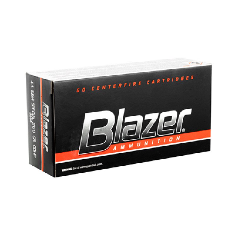 Blazer Ammunition Blazer 44 Special 200 Grain Jacketed Hollow Point 50 Round Box 3556 Blazer(R) handgun ammo is everything you may need. MPN: 3556