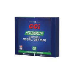 CCI Ammunition Hevi-Bismuth 38 Special/357 Magnum Bismuth Shot 10 Round Box 3738B