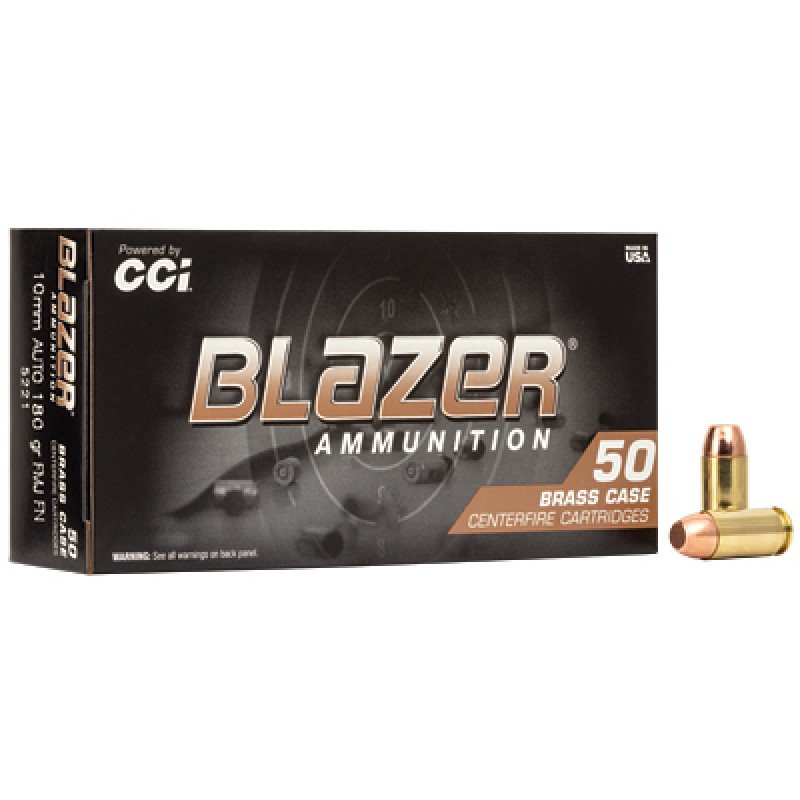 Blazer Brass handgun ammunition features reloadable brass cases quality primers and clean-burning propellants.  MPN: 5221