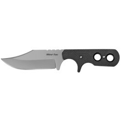 Cold Steel Mini Tac Bowie Fixed Blade Knife Silver Plain Edge Clip Point 3.625