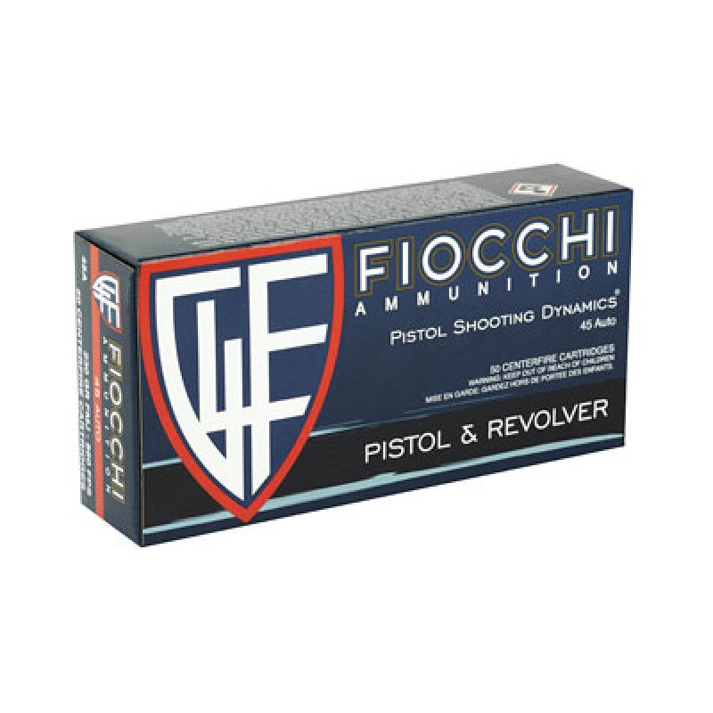 Fiocchi of America is widely recognized as a manufacturer of top quality reliable and consistent handgun ammunition around the globe.  MPN: 45A500