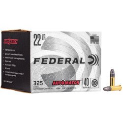 Federal Champion Auto Match 22LR 40 Grain Solid 325/3250 234 SHIPPED PER CASE
