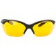 Howard Leight Vapor II Glasses Black Frame Orange Lens R-01537 Vapor II Safety Eyewear features an optical grade 9-base wraparound lens that provides 180 degree field of vision. MPN: R-01537