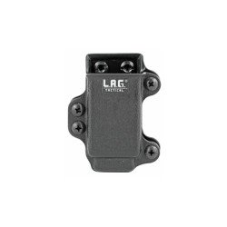L.A.G. Tactical Inc. Single Pistol Magazine Carrier Fits Most Double Stack 9/40 Full Size Magazines Kydex Black Finish 34000