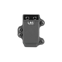L.A.G. Tactical Inc. Single Pistol Magazine Carrier Fits All Double Stack 45/10mm Magazines Kydex Black Finish 34002