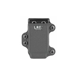 L.A.G. Tactical Inc. Single Pistol Magazine Carrier Fits All Single Stack 45ACP Magazines Kydex Black Finish 34003