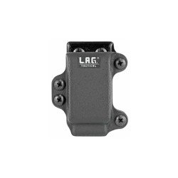L.A.G. Tactical Inc. Single Pistol Magazine Carrier Fits Glock 43 and M&P Shield Magazines Kydex Black Finish 34005
