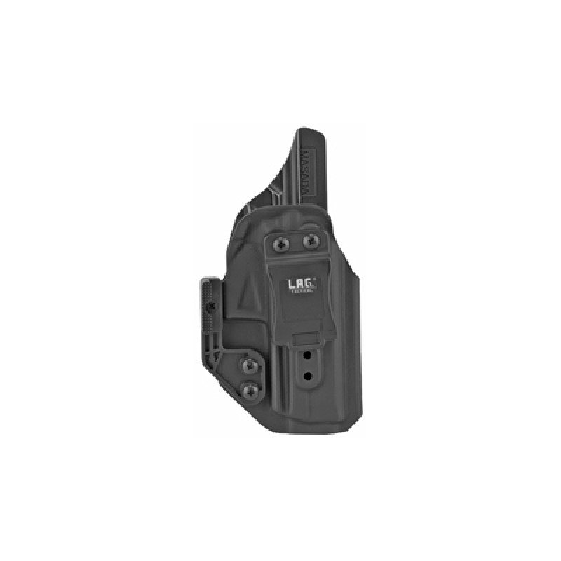 L.A.G. Tactical Inc. Appendix MK II IWB Holster Right Hand Fits IWI Masada Kydex Black Finish 80900 L. MPN: 80900