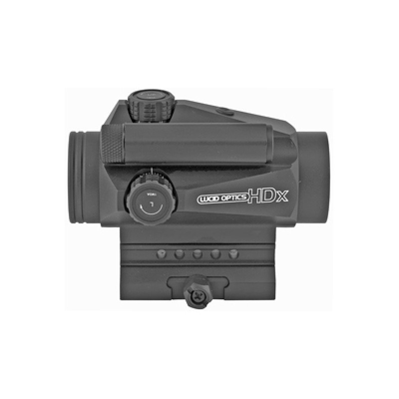 LUCID OPTICS HDX Red Dot 1X32 M5 Reticle 3MOA Dot Matte Black Finish Picatinny Mount L-HDX This incredibly durable predictably overbuilt mid sized optic is breaking new ground in the mid sized red dot space. MPN: L-HDX