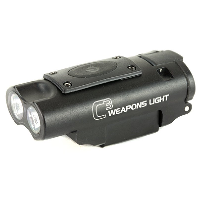 LUCID OPTICS C3 Weapons Light Fits 1913 Picatinny Rail 300 Lumens Black L-C3-LIGHT The C3 Weapons light from LUCID Optics was born from a desire to push back against the darkness and manage things that may go bump in the night. MPN: L-C3-LIGHT