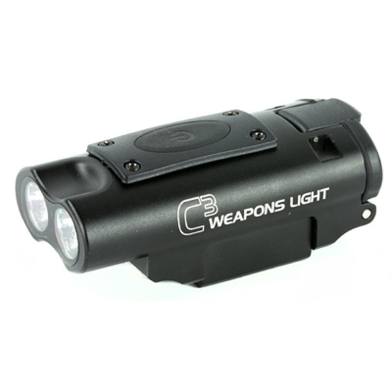 LUCID OPTICS C3 Weapons Light Fits 1913 Picatinny Rail 300 Lumens Black L-C3-LIGHT The C3 Weapons light from LUCID Optics was born from a desire to push back against the darkness and manage things that may go bump in the night. MPN: L-C3-LIGHT