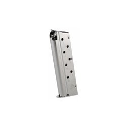 Mecgar Pistol Magazine 40S&W 8 Rounds Fits 1911 Pistols Silver Steel Nickel Finish MGCGOV40N