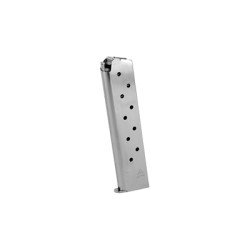 Mecgar Magazine 45ACP 10 Rounds Fits 1911 Nickel Finish MGCG4510N