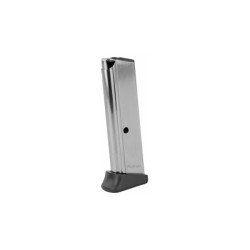 Mecgar Pistol Magazine 380ACP 7 Rounds Fits PPK/S Pistols Silver Steel Nickel Finish MGWPPKSFRN