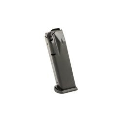Mecgar Pistol Magazine 9MM 18 Rounds Fits Sig P226 Black Steel Anti-Friction Coating MGP22618AFC
