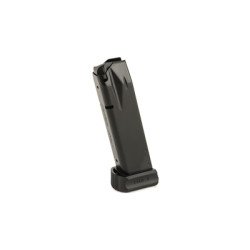 Mecgar Pistol Magazine 40 S&W 13 Rounds Fits Beretta 96 Steel Black Anti-Friction Coating MGPB9613AFC