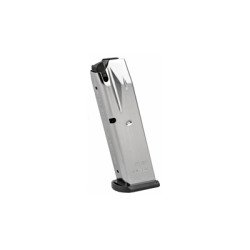 Mecgar Pistol Magazine 9MM 10 Rounds Fits PT92/PT99 Pistols Steel Nickel Finish MGPT9210N