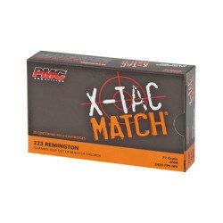 PMC XTAC Match 223 Remington 77 Grain Open Tip Match 20 Round Box 223XM