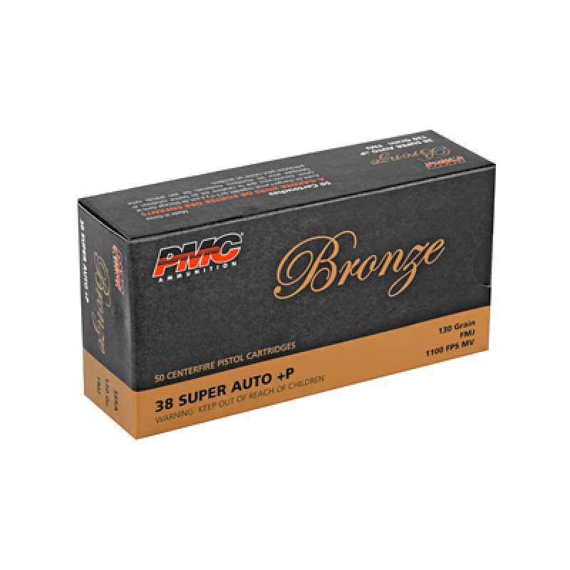 Regardless of the PMC ammunition you choose you can always depend on PMC products quality measured by dependability safety performance and downrange accuracy.  MPN: 38SA