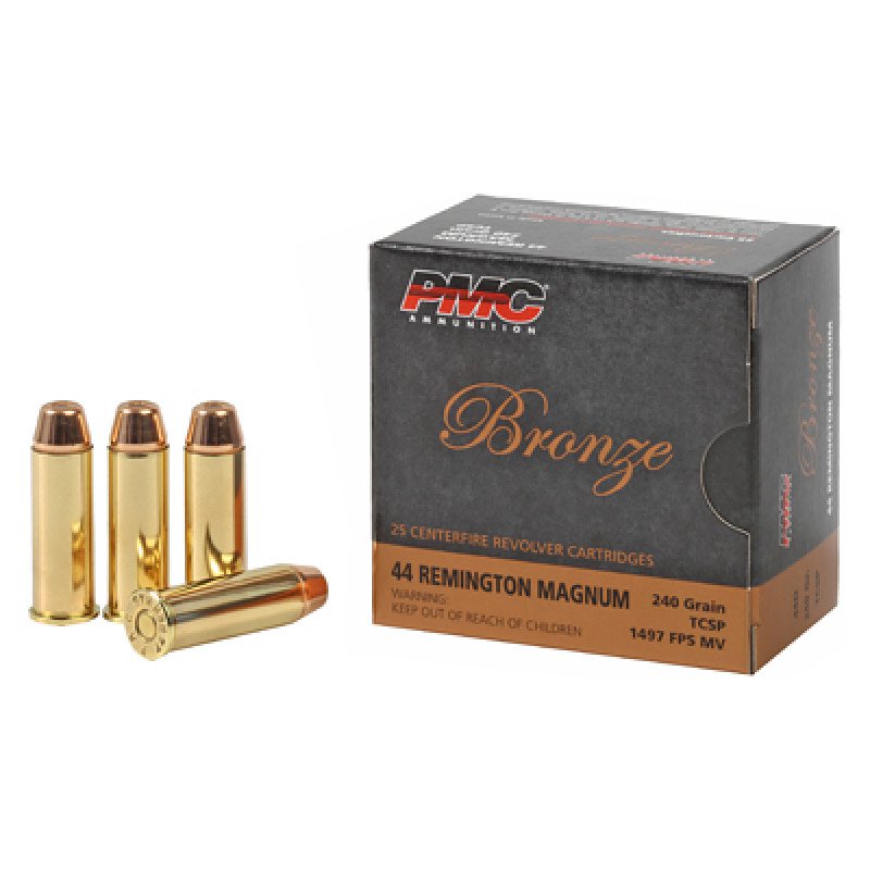 Regardless of the PMC ammunition you choose you can always depend on PMC products quality measured by dependability safety performance and downrange accuracy.  MPN: 44D