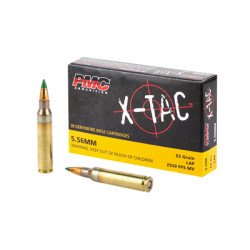 PMC XTAC 556NATO 62 Grain LAP 20 Round Box Green Tip 5.56K $499 SHIPPED PER CASE
