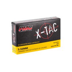 PMC XTAC 556NATO 62 Grain LAP 20 Round Box Green Tip 5.56K $499 SHIPPED PER CASE
