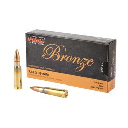 PMC Bronze 762X39 123 Grain Full Metal Jacket 20 Round Box 7.62A