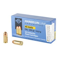 Prvi Partizan Pistol 45 ACP 230 Grain Full Metal Jacket 50 Round Box PPH45F Prvi Partizan Pistol 45 ACP 230 Grain Full Metal Jacket 50 Round Box PPH45F