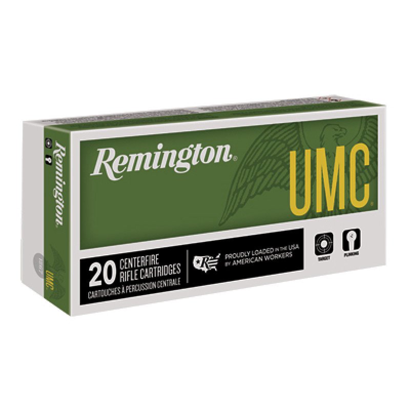 For varmint hunting target shooting training exercises or any other high-volume shooting situation UMC centerfire rifle ammunition offers great value with absolutely no compromise in quality or performance.  MPN: 23661