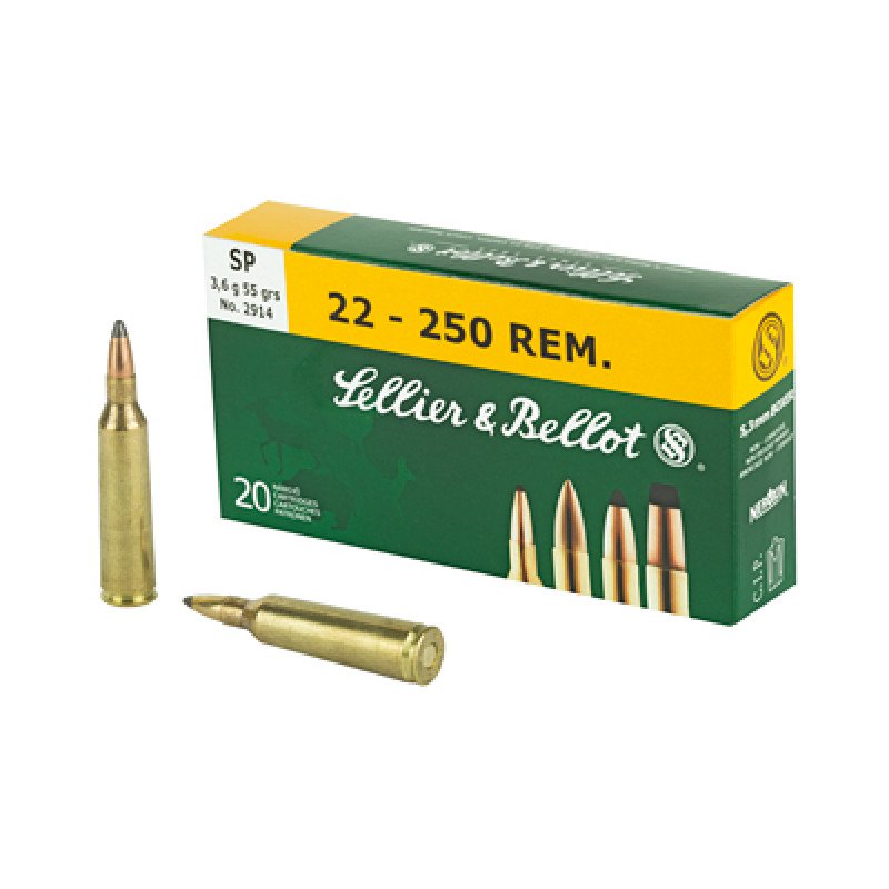 Sellier & Bellot rifle ammunition is designed and field-tested to provide shooters and hunters with the widest selection of caliber offerings and the highest performance projectiles on the market today.  MPN: SB22250B