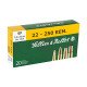 Sellier & Bellot rifle ammunition is designed and field-tested to provide shooters and hunters with the widest selection of caliber offerings and the highest performance projectiles on the market today.  MPN: SB22250B