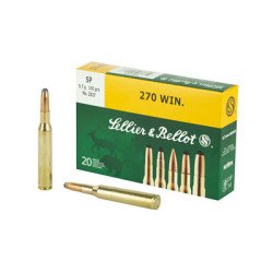 Sellier & Bellot Rifle 270WIN 150 Grain Soft Point 20 Round Box SB270A