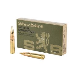 Sellier & Bellot Rifle 300 Blackout 147 Grain Full Metal Jacket 20 Round Box SB300BLKB
