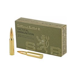 Sellier & Bellot Rifle 308WIN 147 Grain Full Metal Jacket 20 Round Box SB308A