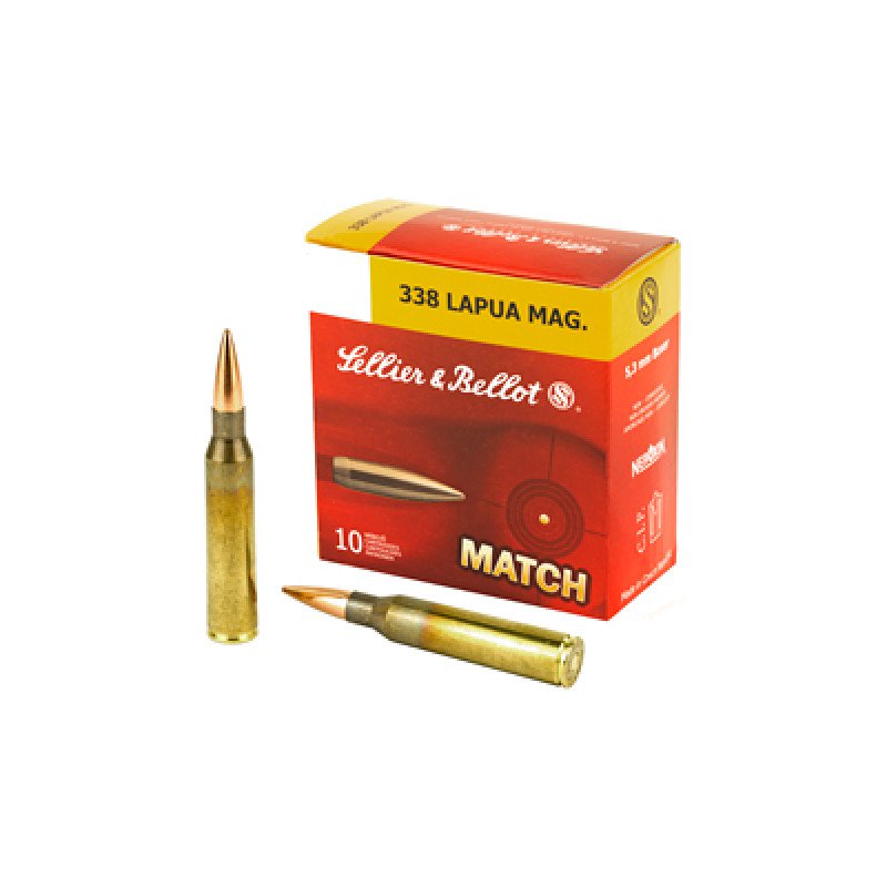 Sellier & Bellot rifle ammunition is designed and field-tested to provide shooters and hunters with the widest selection of caliber offerings and the highest performance projectiles on the market today.  MPN: SB338LMA