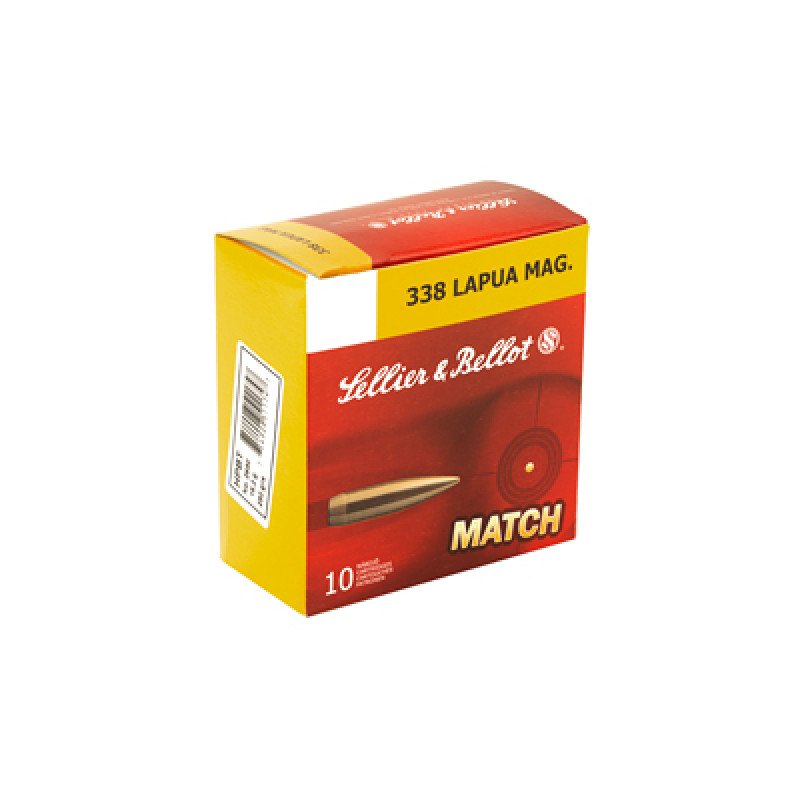 Sellier & Bellot rifle ammunition is designed and field-tested to provide shooters and hunters with the widest selection of caliber offerings and the highest performance projectiles on the market today.  MPN: SB338LMA