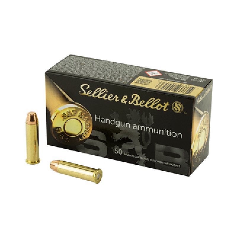 Full Metal Jacket projectiles are the ideal choice for recreational target shooting and extended training sessions at the range.  MPN: SB357A