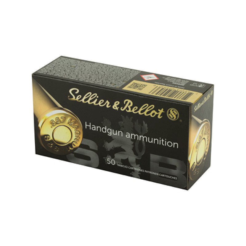 Full Metal Jacket projectiles are the ideal choice for recreational target shooting and extended training sessions at the range.  MPN: SB357A
