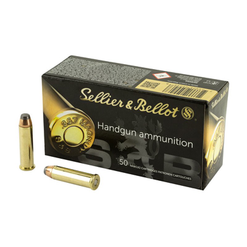 Soft Point Jacketed Soft Point and Semi-Jacketed Soft Point projectiles are designed to deliver deeper penetration with less expansion than semi-jacketed hollow points.  MPN: SB357B